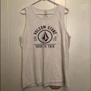 Volcom White Tank Top